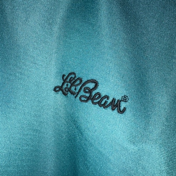 Vintage LL Bean Womens Green wind stopper Gore  Pullover Windbreaker size L - Picture 4 of 4